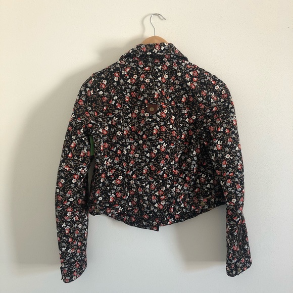NWOT Anthropologie Hei Hei Floral Moto Jacket - Picture 6 of 7